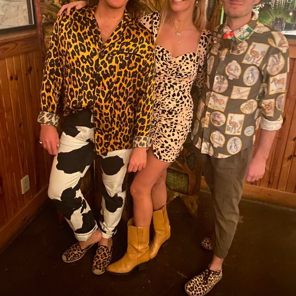 Markarian Leopard Print Mini Dress - Picture 6 of 9